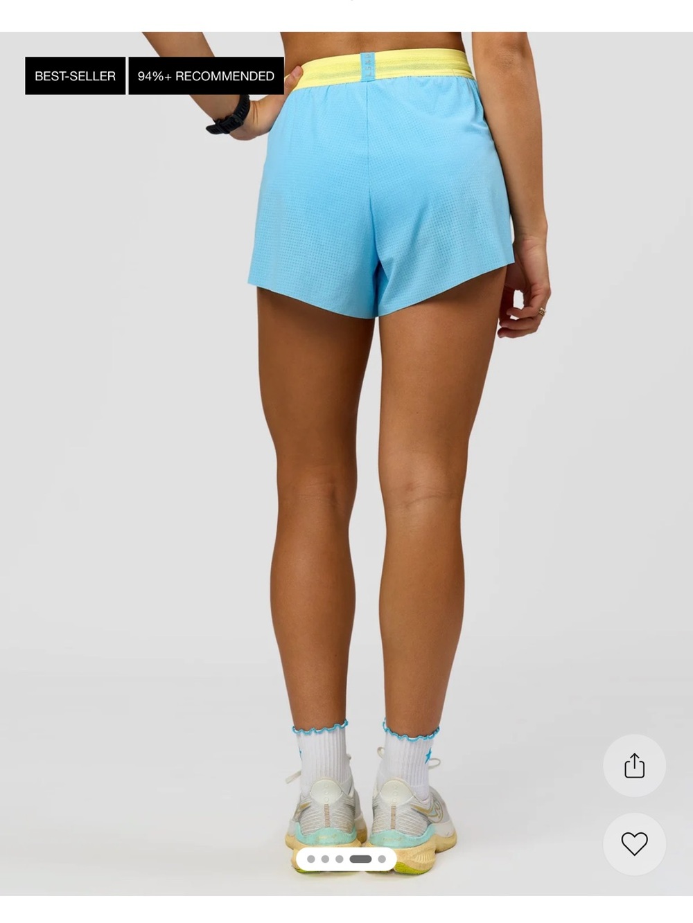 LSKD Accelerate 3" High-Rise Running Shorts - Picture 8 of 10